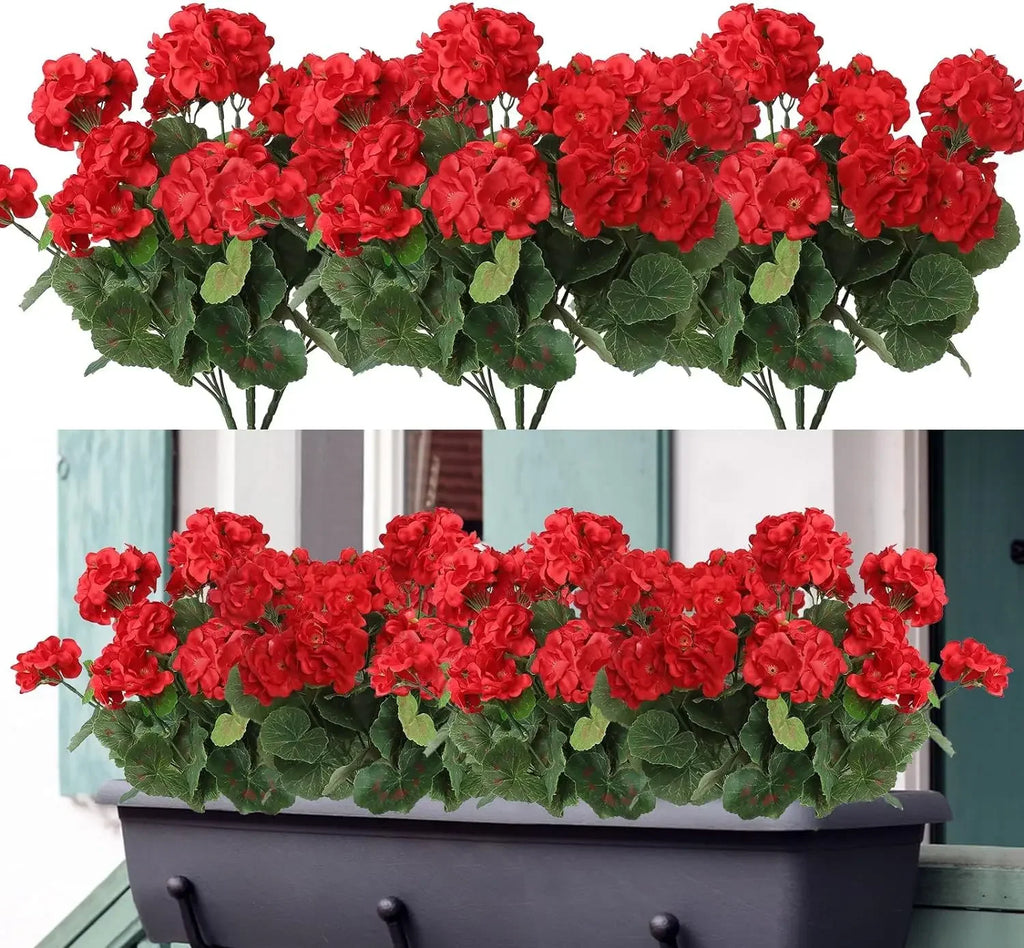 Artificial Silk Begonia Flowers Bulk – UV Resistant Outdoor