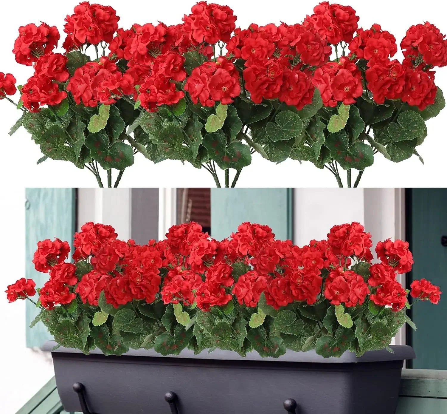 Artificial Silk Begonia Flowers Bulk – UV Resistant Outdoor