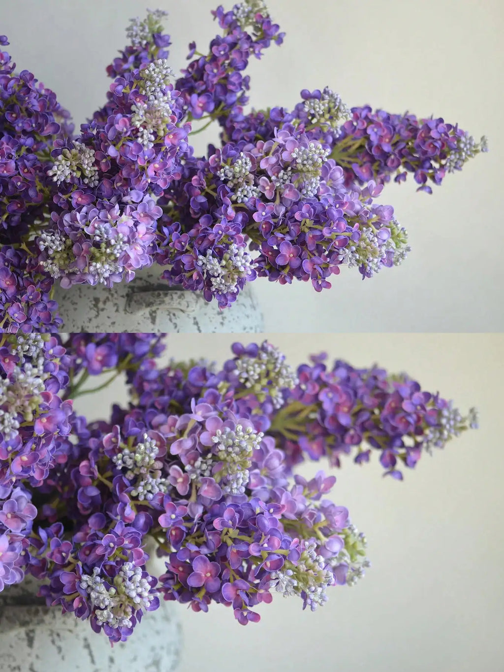 Artificial Purple Lilac Branch – 24.8" Real Touch Flowers