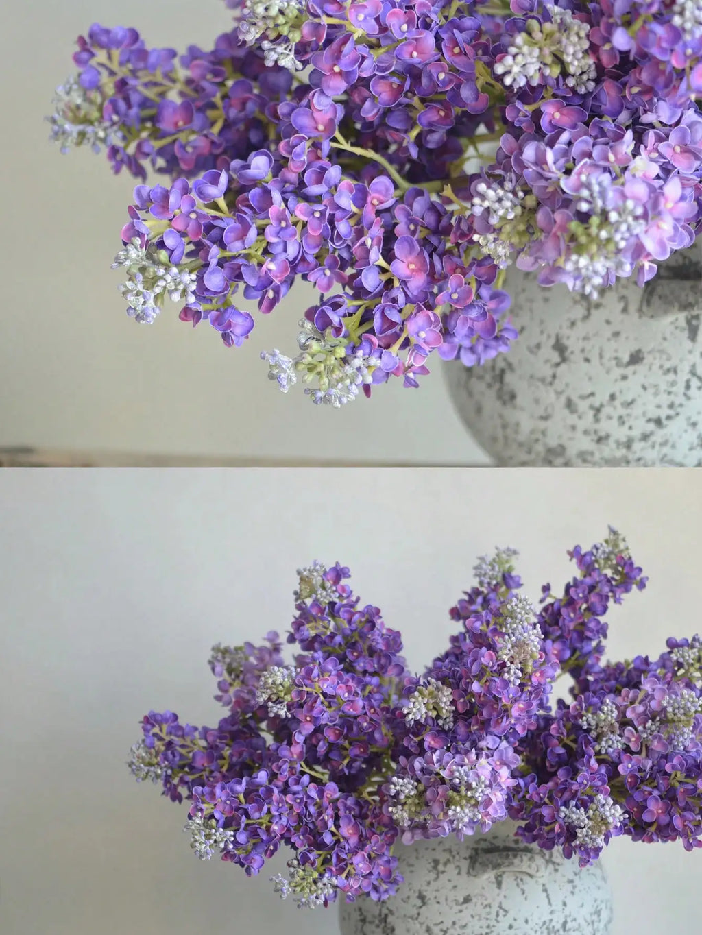 Artificial Purple Lilac Branch – 24.8" Real Touch Flowers
