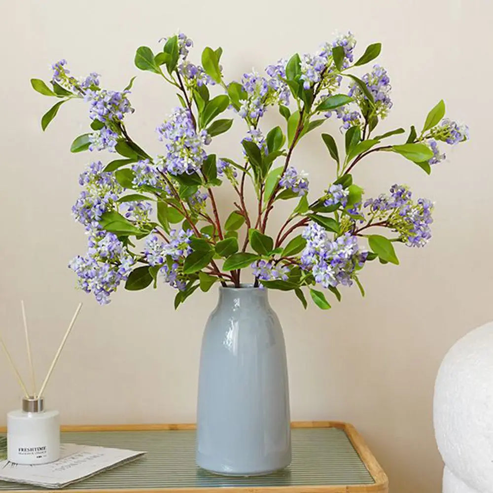 Artificial Lilac Silk Flower Branch
