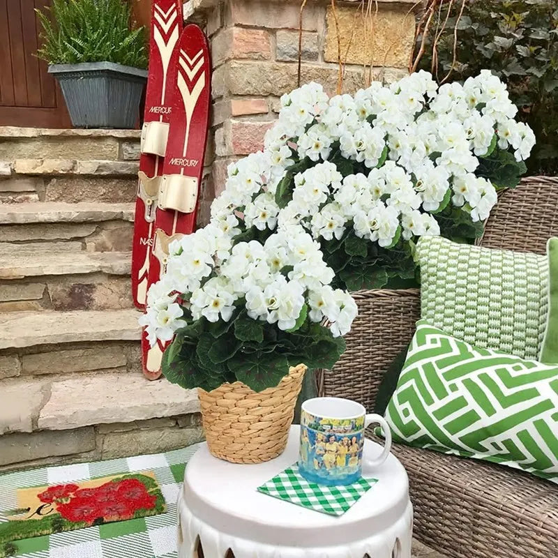 Artificial Begonia Flower Plant Bulk- Outdoor