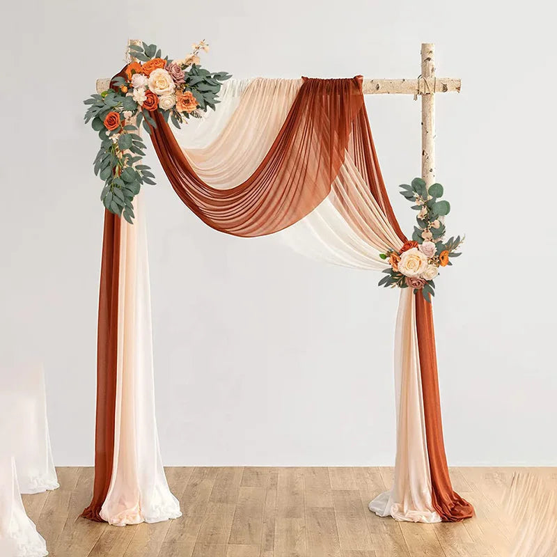 Artificial Rose Welcome Sign Floral Set Bulk (2PCS) – Wedding Decor