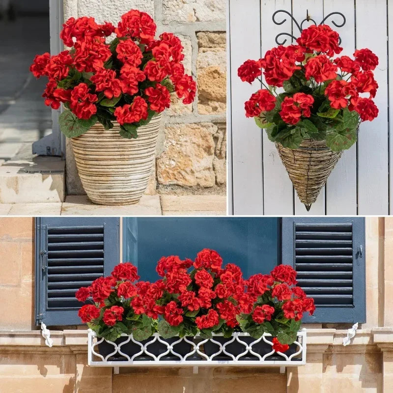 Fake Begonia Flower Plants Bulk – Artificial