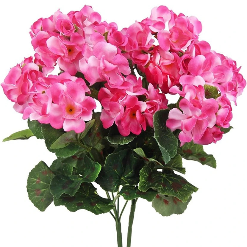 Artificial Begonia Flower Plant Bulk- Outdoor
