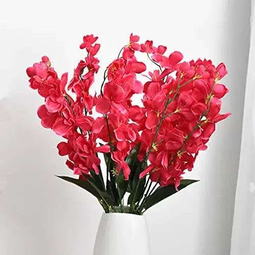 10PCS Artificial Orchid Stems Bulk – Butterfly Orchid Long Stem Faux Flowers