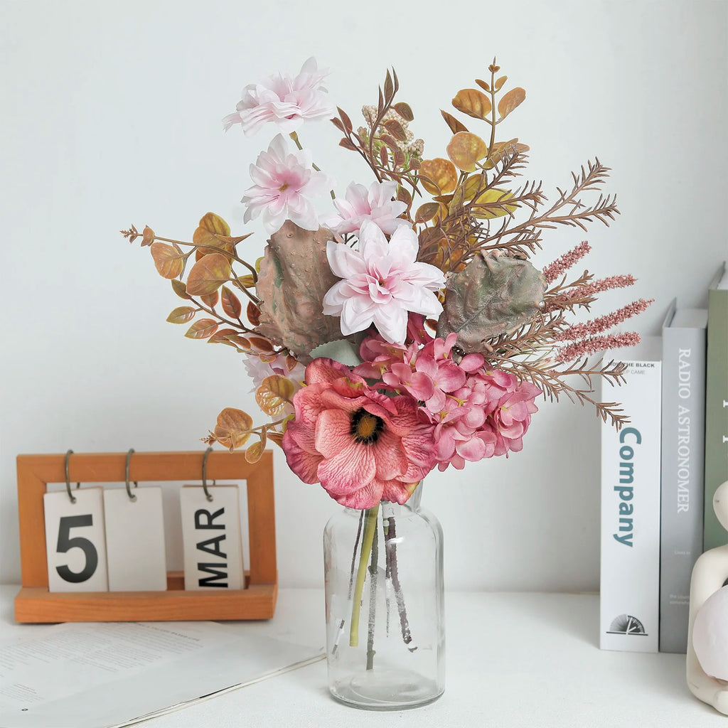 Artificial Anemone Bouquet – Real Touch Silk Fall Flowers