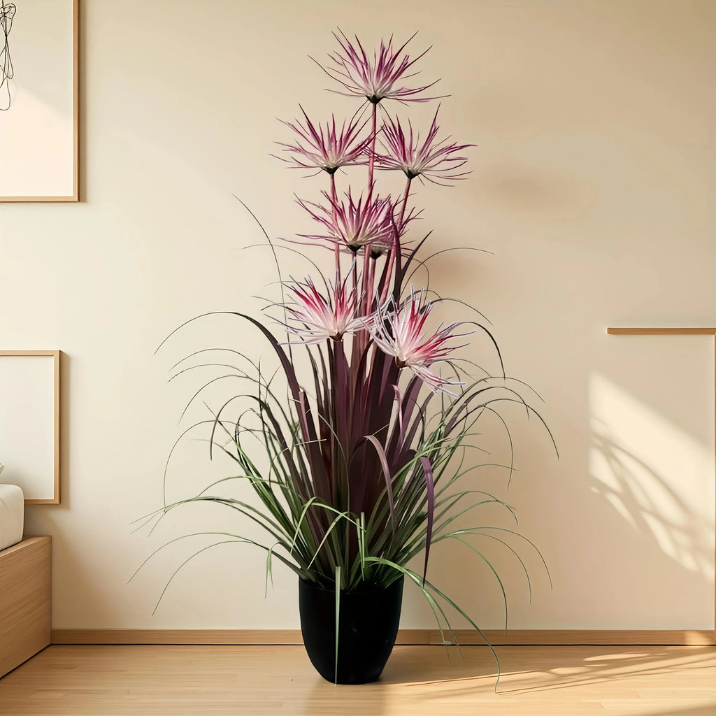 2pcs Purple Tropical Bird of Paradise Artificial Plant – Indoor & Outdoor