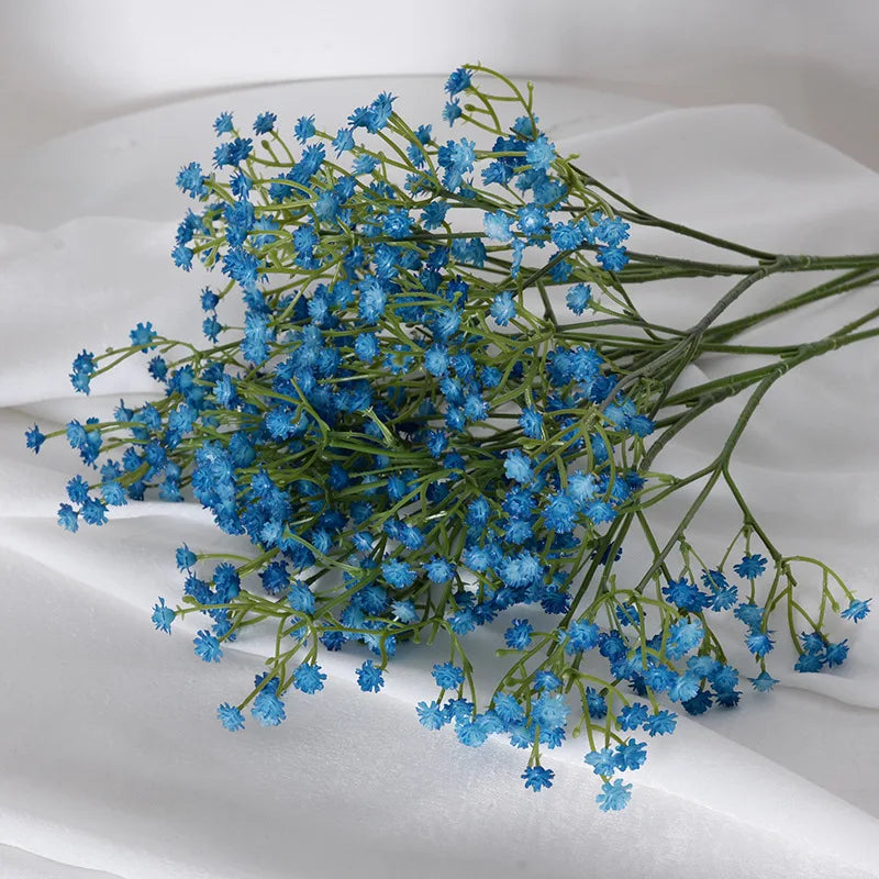 63cm Artificial Baby’s Breath Bouquet – 108 Heads Gypsophila Faux Flowers for Wedding Decor, DIY Floral Arrangements, Home Centerpieces, Party Decorations