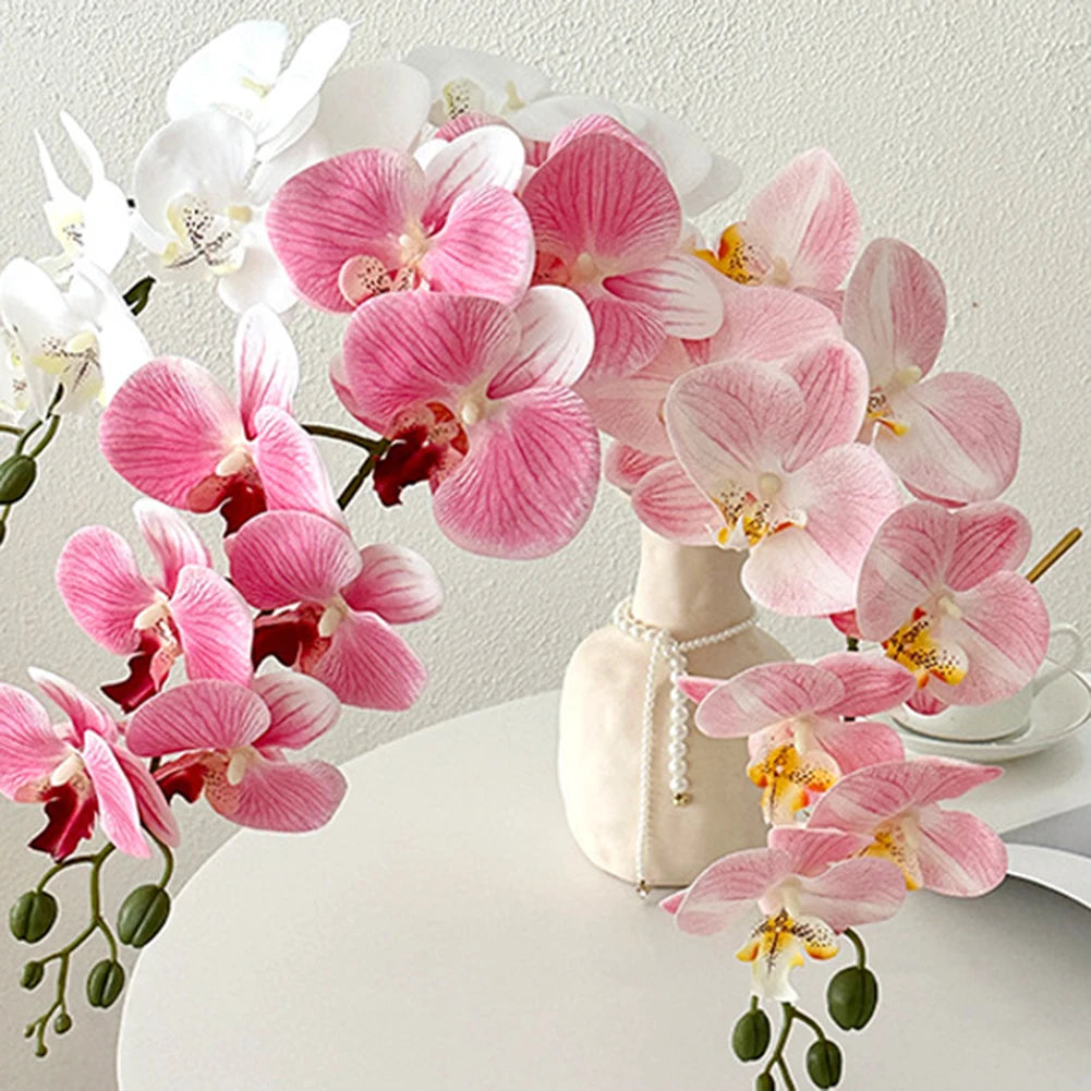 Artificial Phalaenopsis Orchid Stem – 98cm Long Faux Orchid