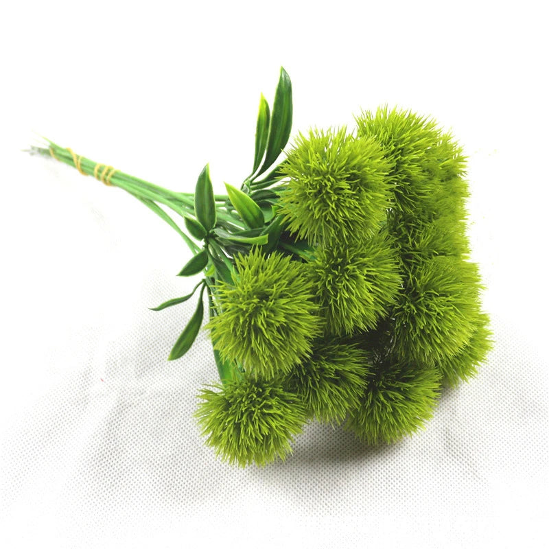 5/10PCS Artificial Dandelion Flower Bouquet Bulk – Plastic Faux Vase Arrangement