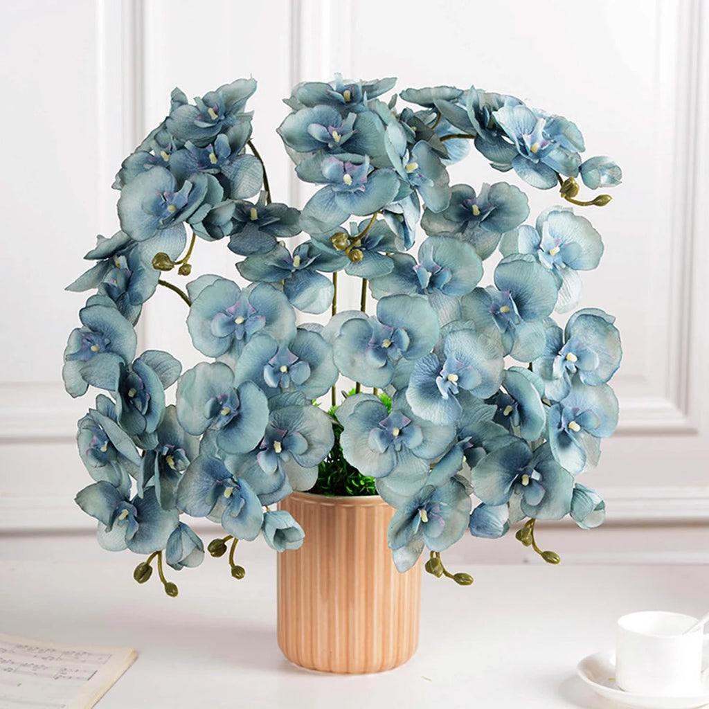 Artificial Butterfly Orchid Flower Branch – Silk