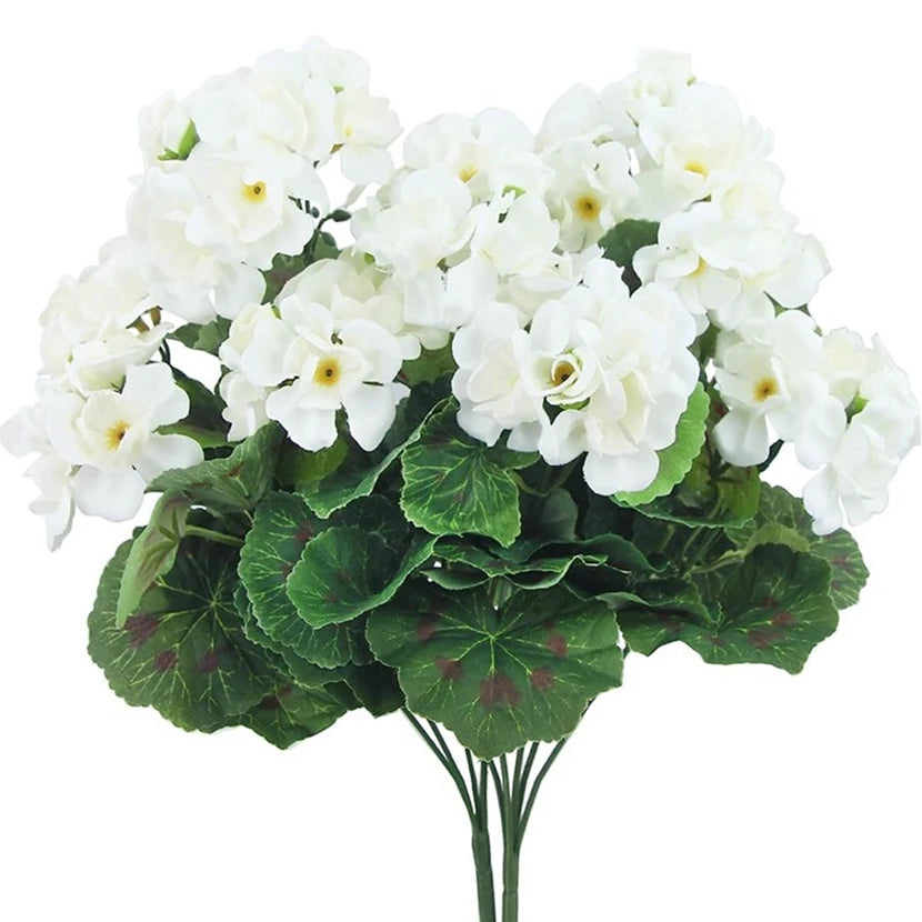 Artificial Begonia Flower Plant Bulk- Outdoor