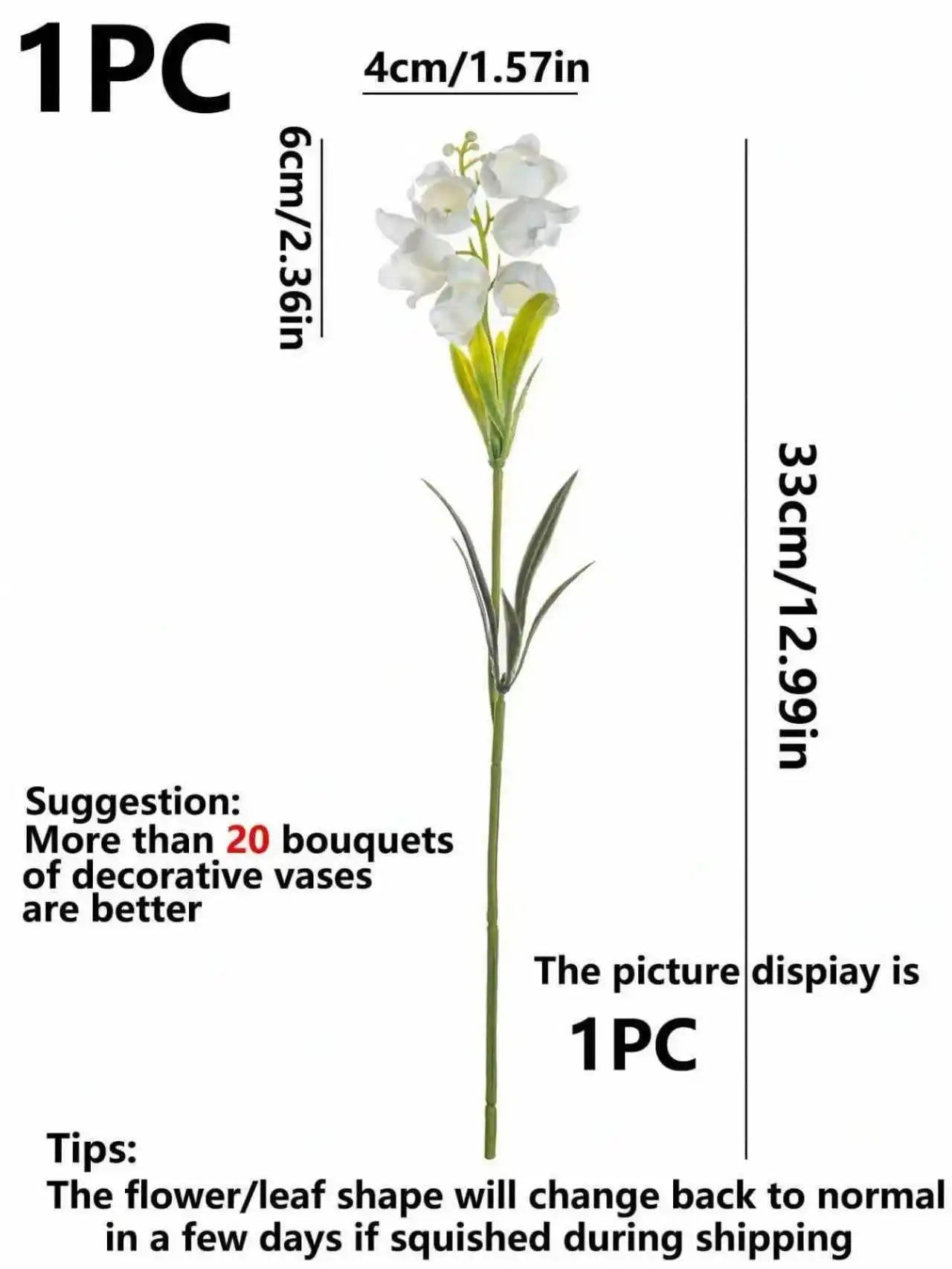 Bulk Artificial Canterbury Bells Stems