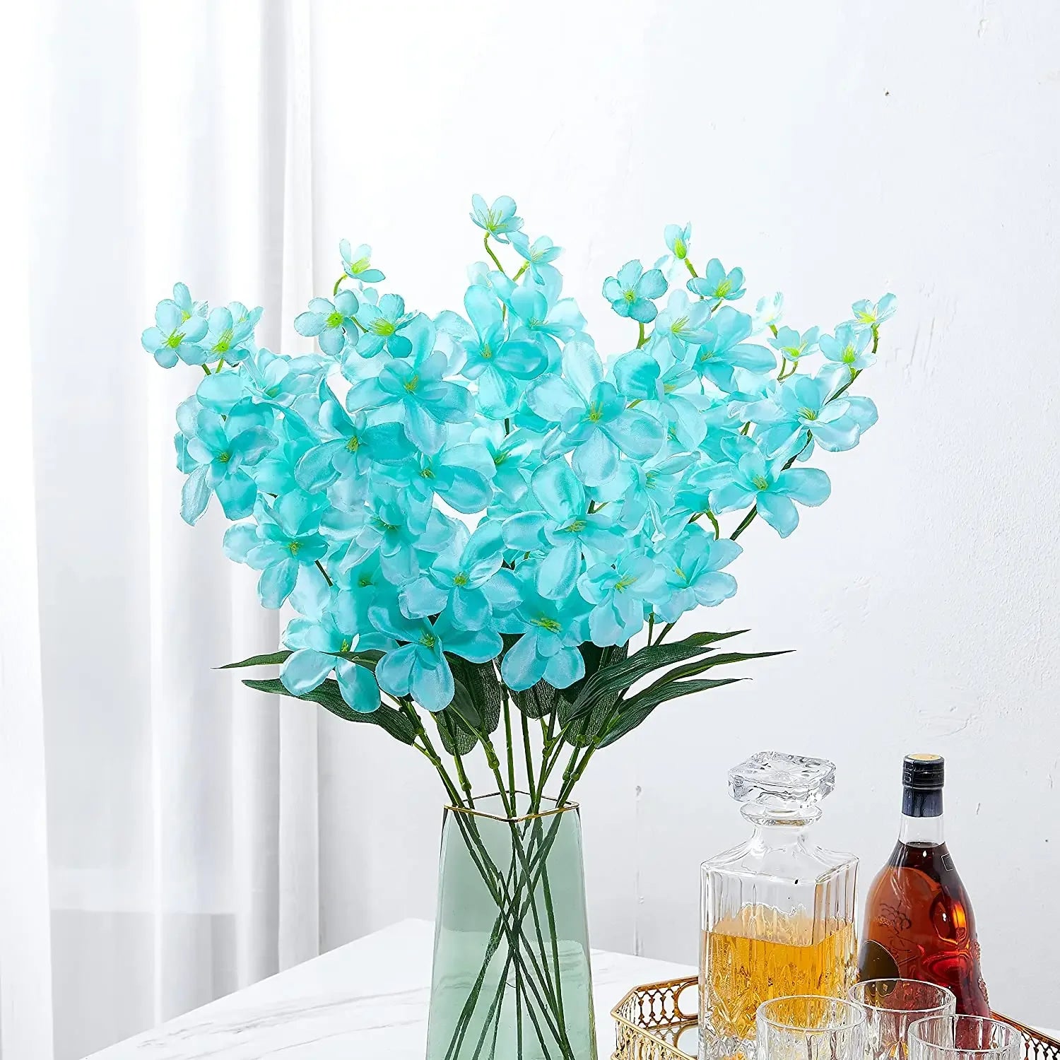 10PCS Artificial Orchid Stems Bulk – Butterfly Orchid Long Stem Faux Flowers