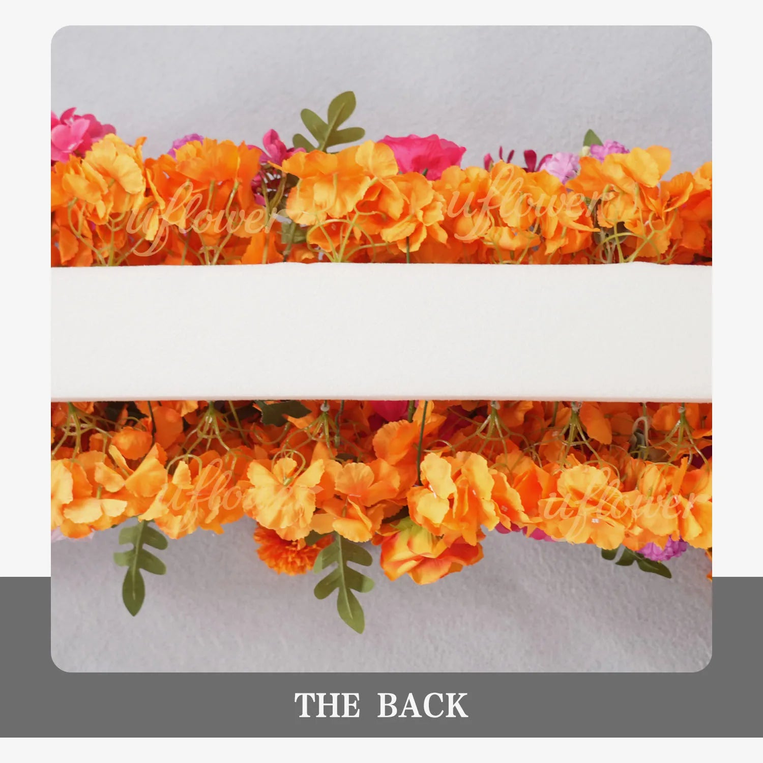 Hot Pink & Orange Wedding Arch Flower Garland- 50CM