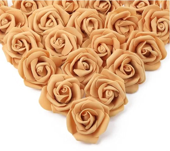 10/20/50PCS Artificial Foam Rose Flowers Bulk – PE Faux Rose Heads