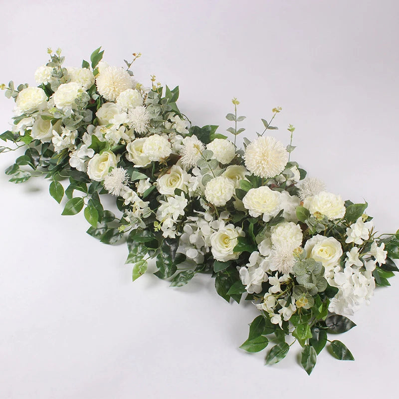 DIY Wedding Flower Wall Backdrop Bulk – Peony Rose Silk Floral Arch Row 50/100cm