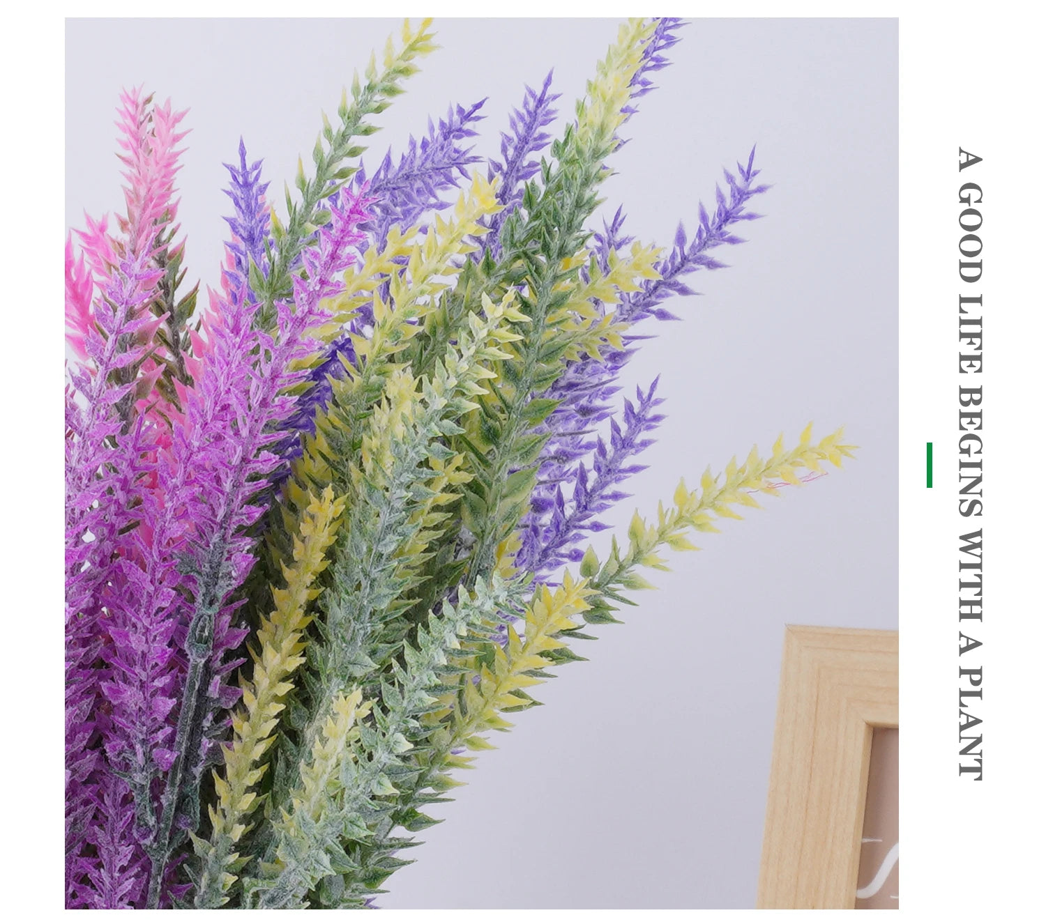 Artificial Lavender Flower Bouquet Bulk – Realistic Silk Lavender Stems