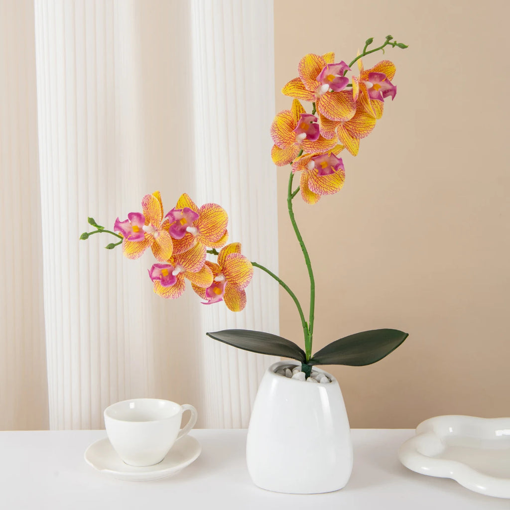 Artificial Butterfly Orchid Branch – 2 Fork Silk Orchid