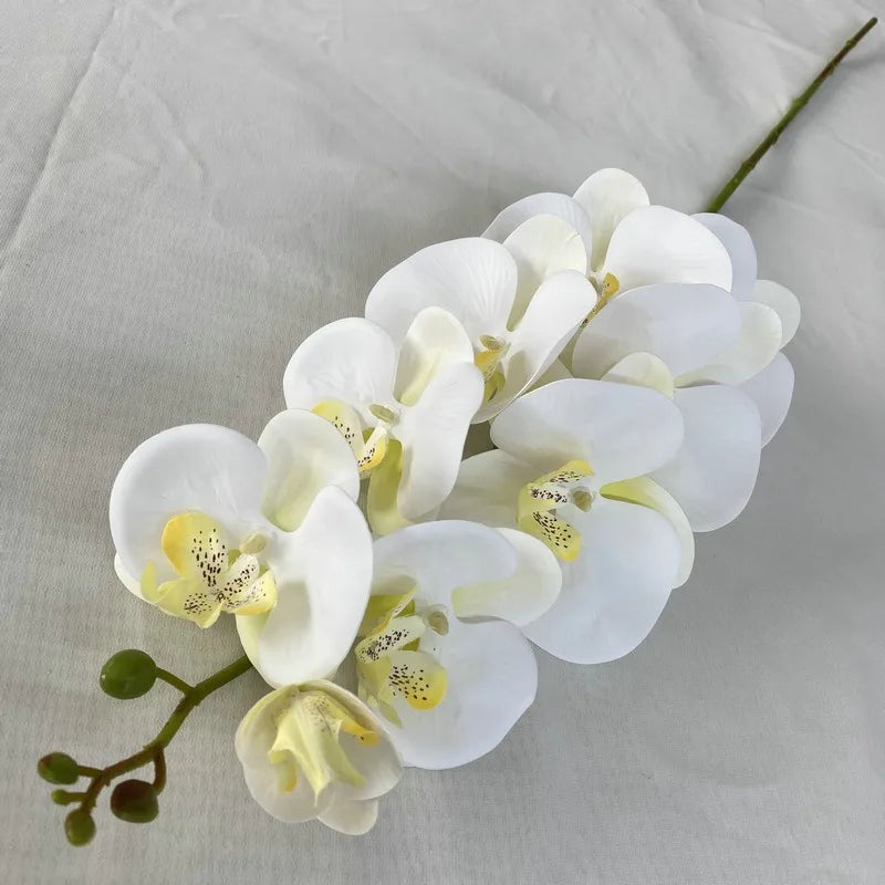 38" Artificial Butterfly Orchid Bouquet Bulk – 9-Head Faux Phalaenopsis Orchids
