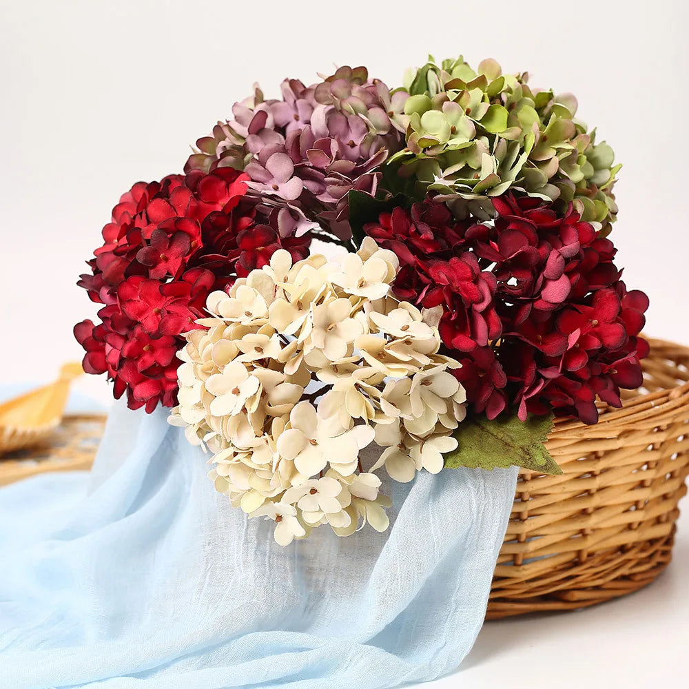Bulk Artificial Hydrangea Flowers