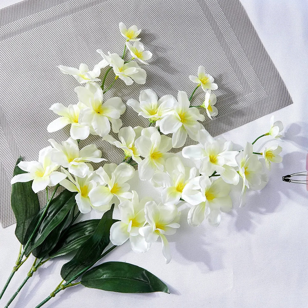 10PCS Artificial Orchid Stems Bulk – Butterfly Orchid Long Stem Faux Flowers