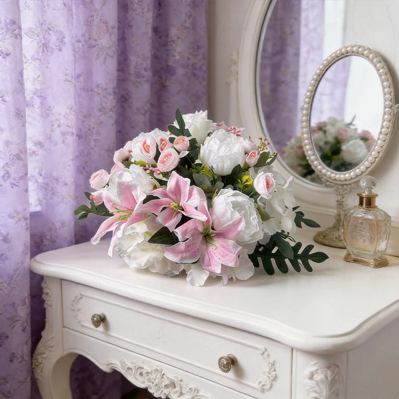 Artificial Flower Ball Wedding Centerpiece