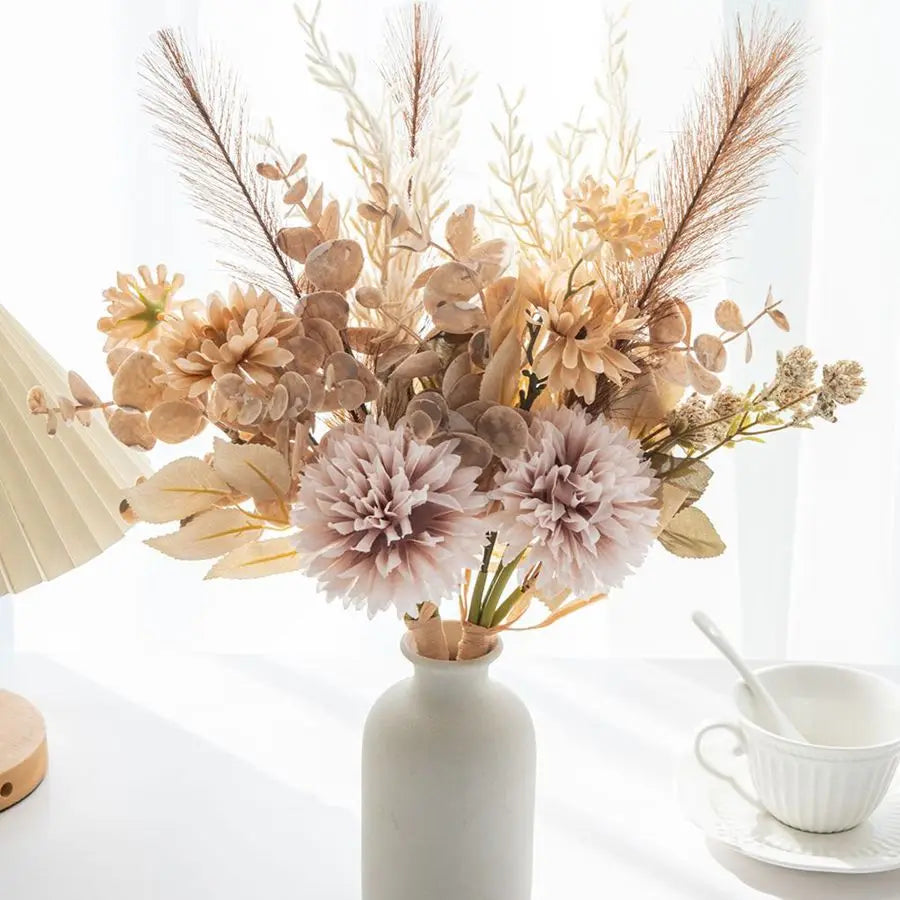Artificial Chrysanthemum Reed Bouquet