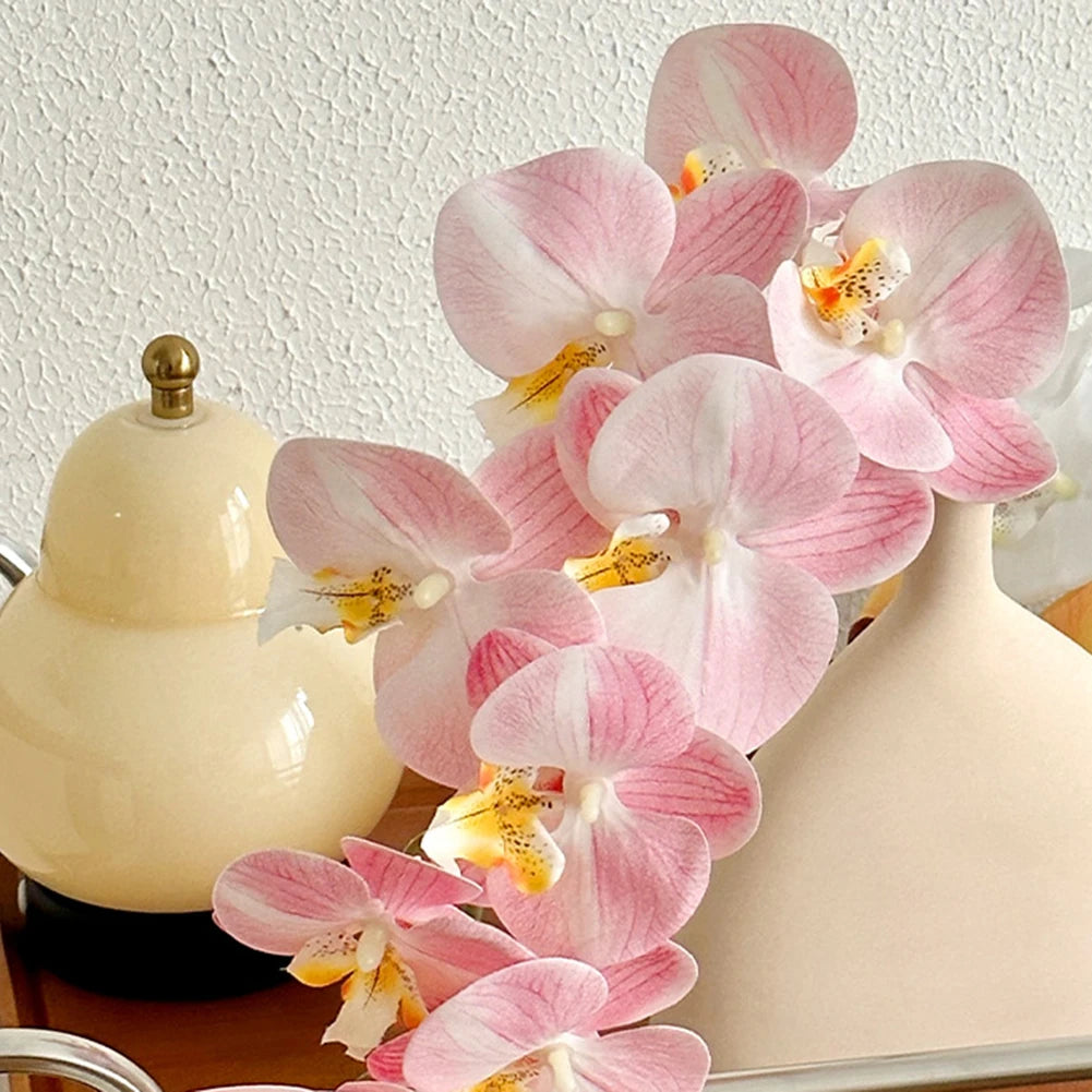Artificial Phalaenopsis Orchid Stem – 98cm Long Faux Orchid