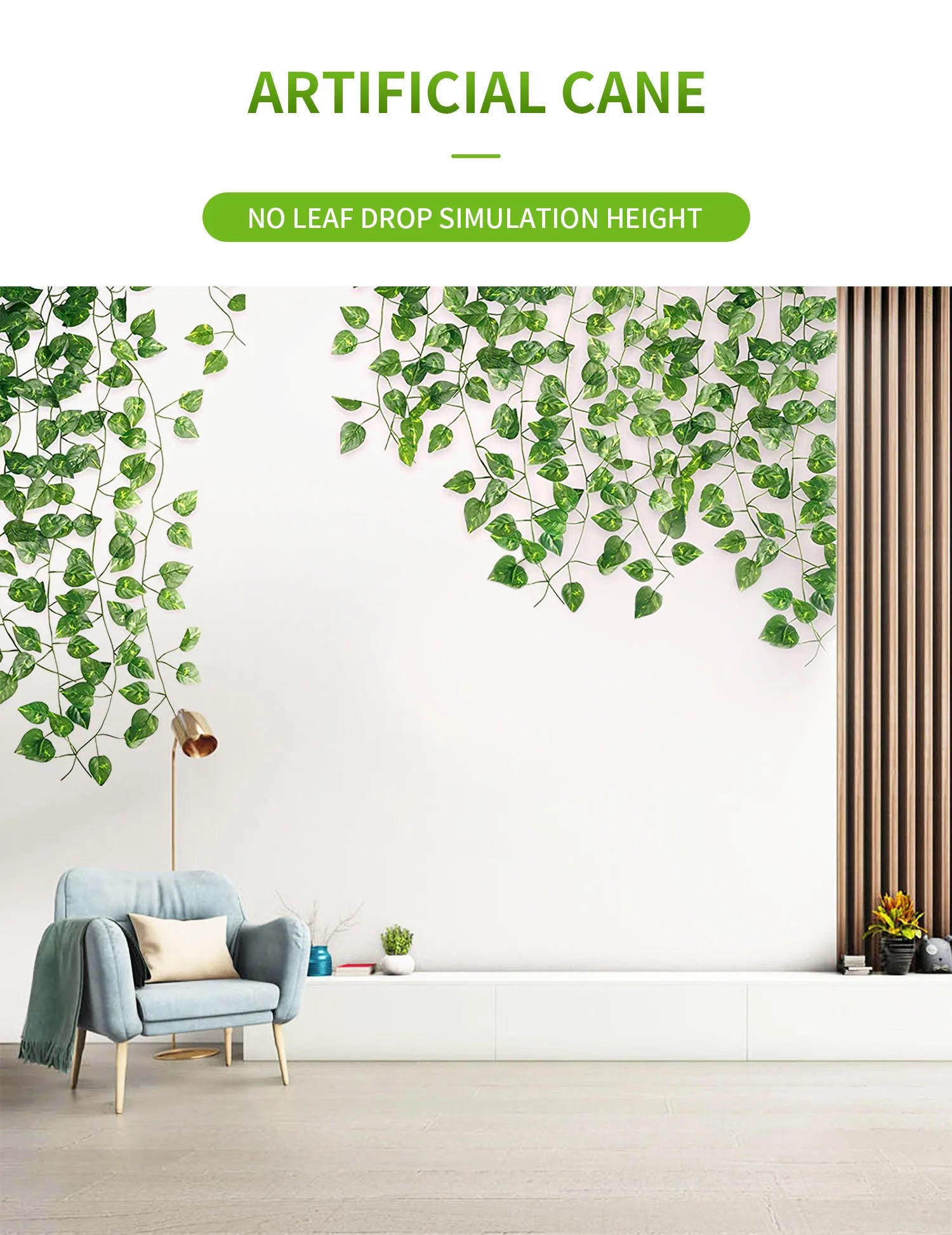 200cm Hanging Artificial Ivy Garland Bulk – Silk Leaf Creeper Greenery
