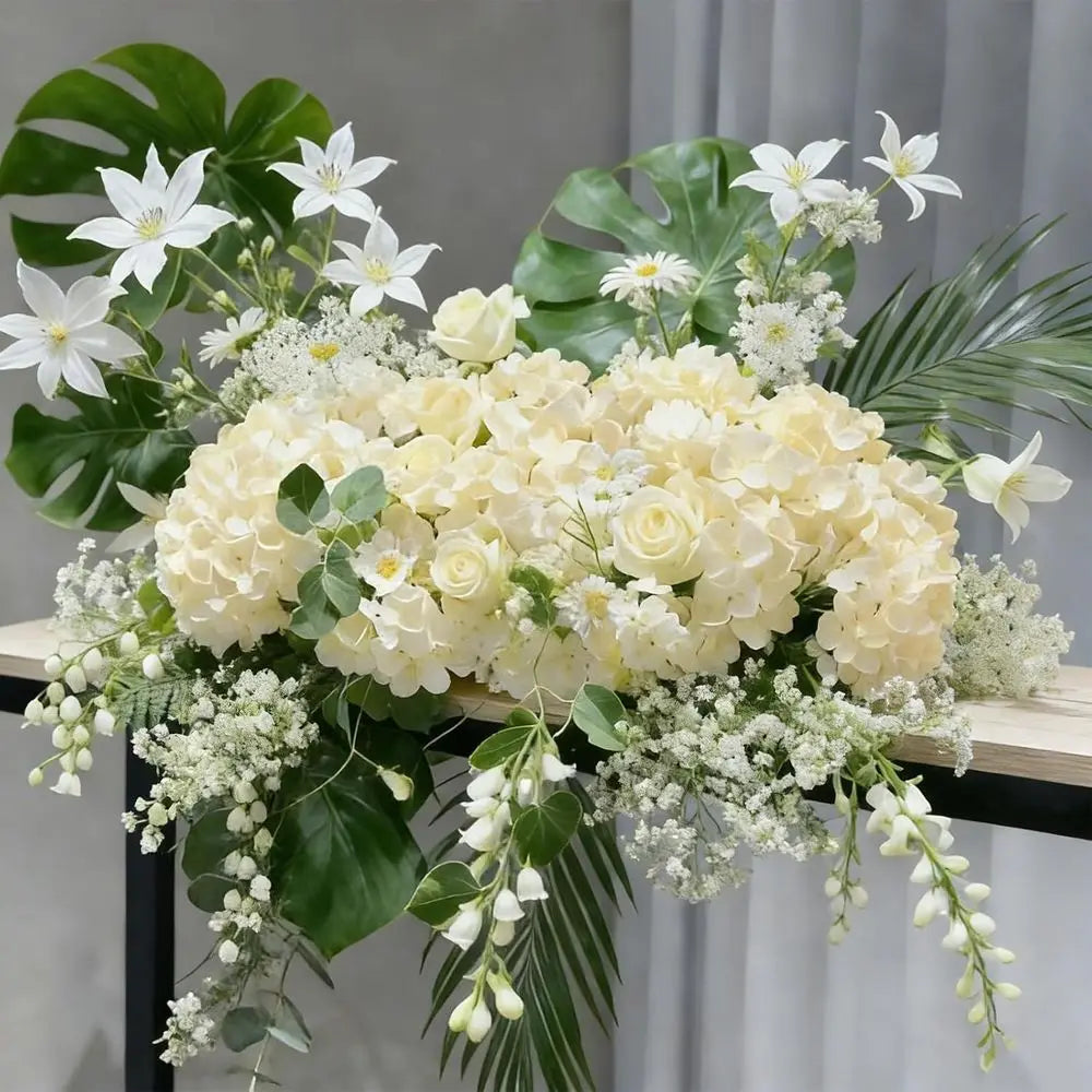 100PCS Artificial Hydrangea Stems – Bulk Faux Flowers