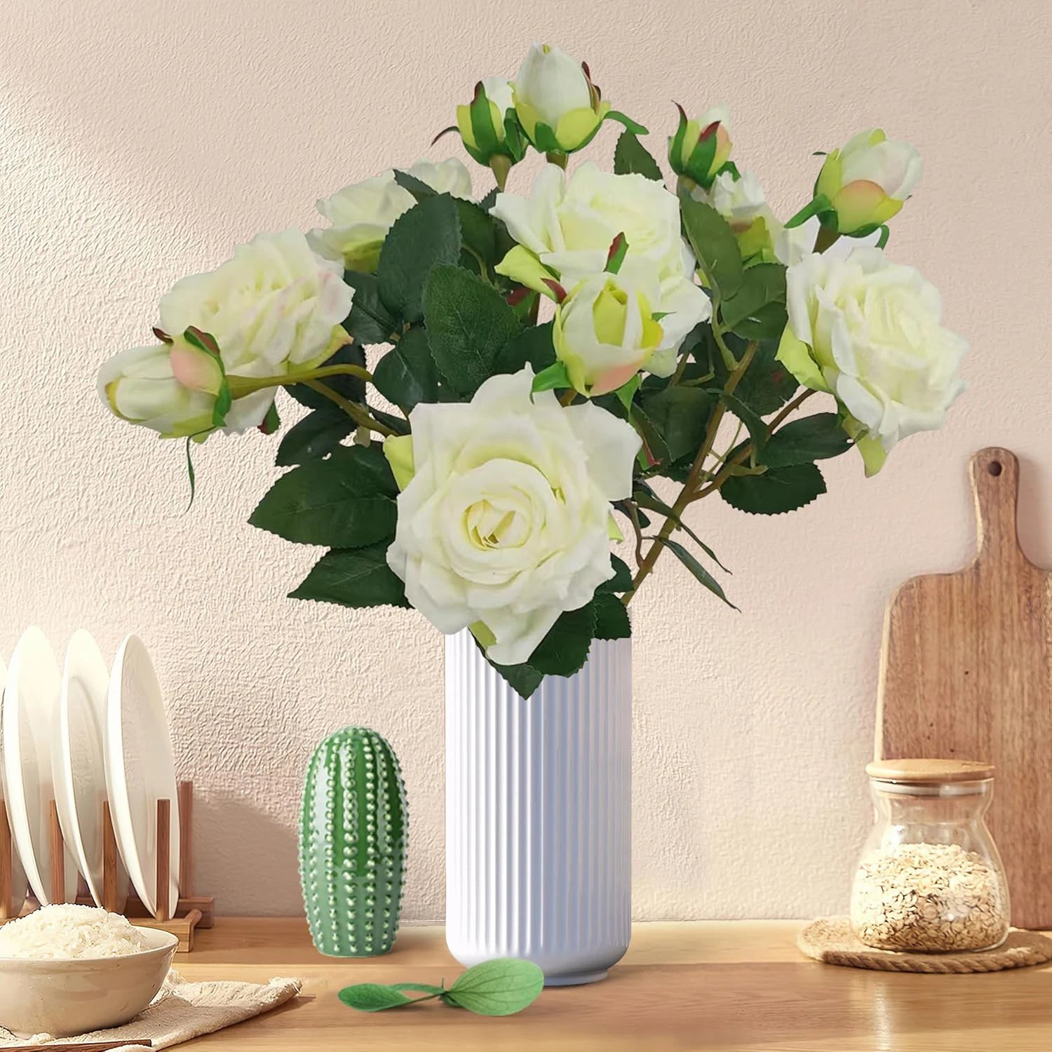 Real Touch Artificial Rose Stem