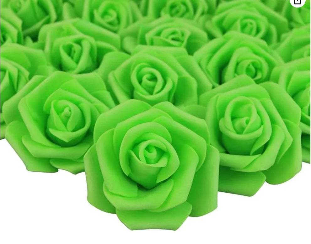 10/20/50PCS Artificial Foam Rose Flowers Bulk – PE Faux Rose Heads