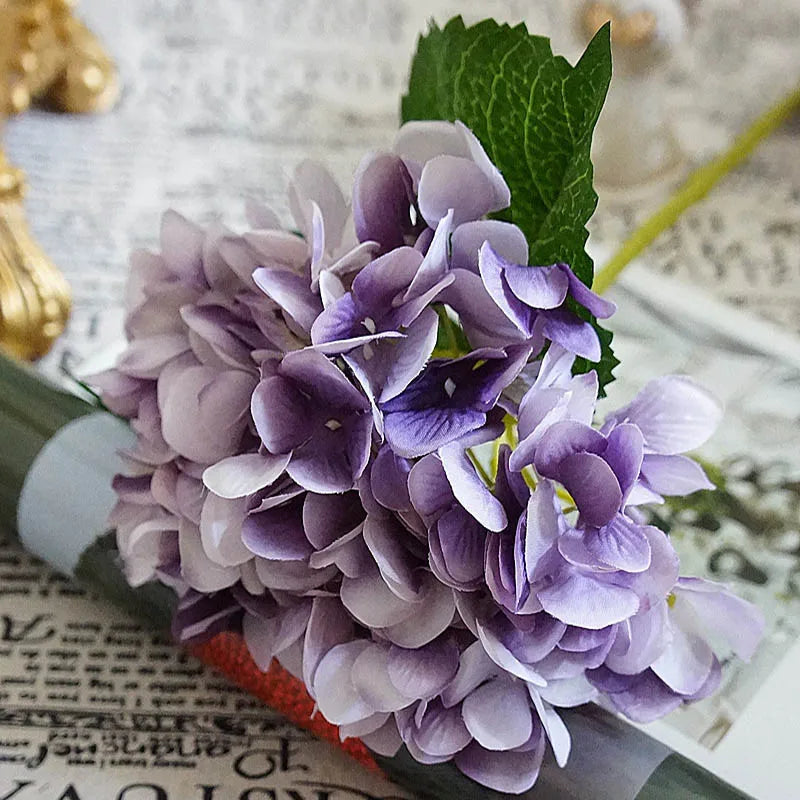 Bulk Artificial Silk Hydrangea Bouquet – Realistic Faux Hydrangea Flowers