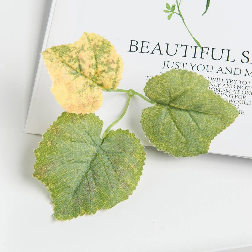 Artificial Grape Leaf Greenery – Silk Fake Leaves