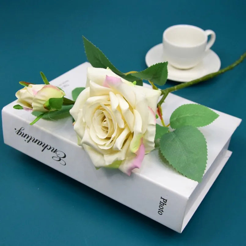 Bulk Artificial Big Silk Rose Stem
