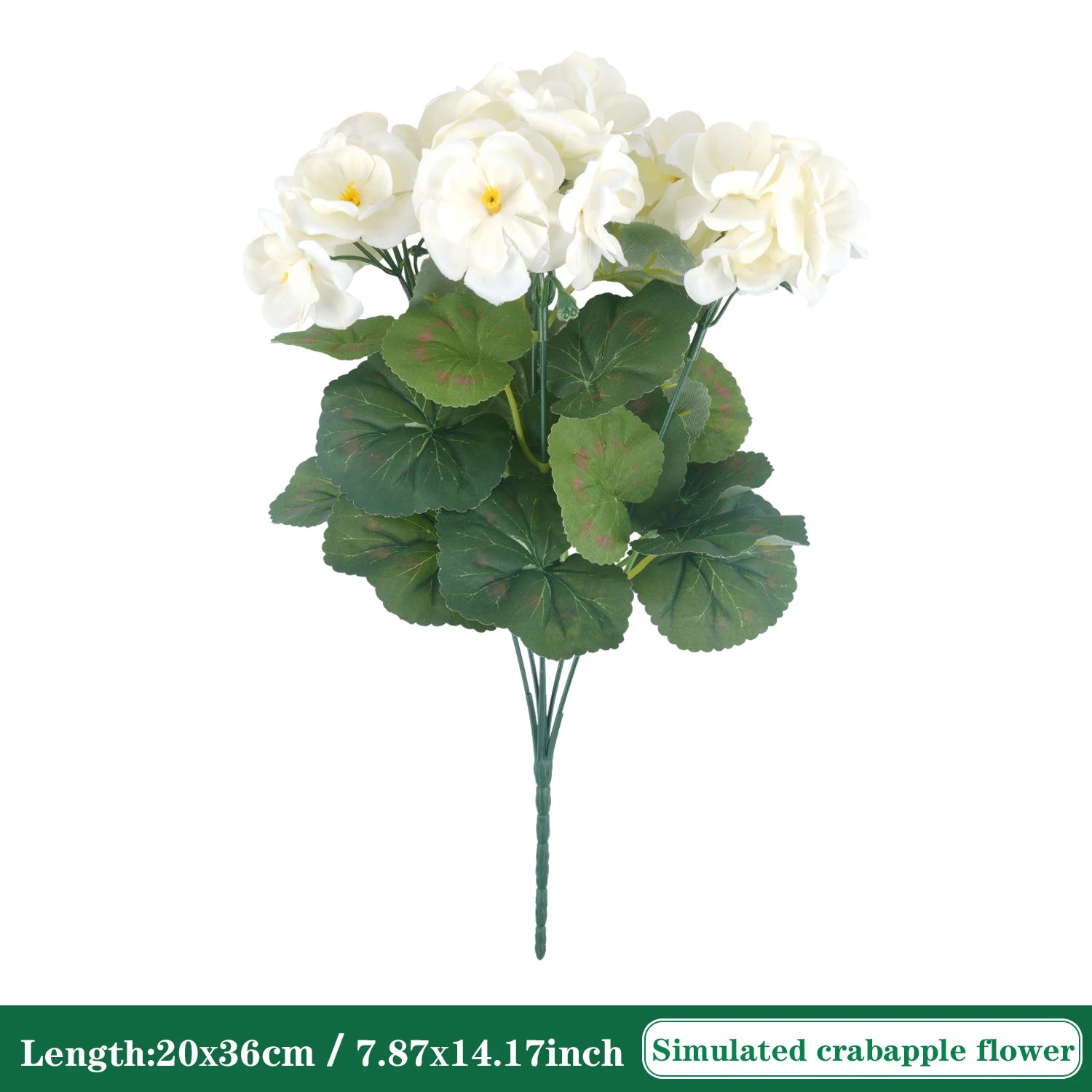 Artificial Begonia Silk Bouquet Bulk – 4/6Pcs