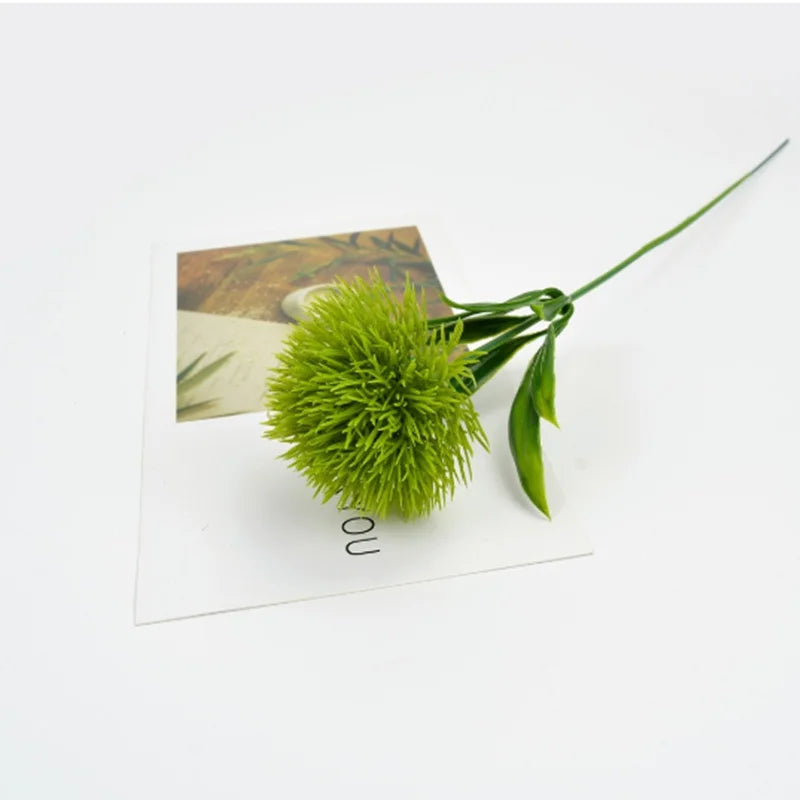 5/10PCS Artificial Dandelion Flower Bouquet Bulk – Plastic Faux Vase Arrangement