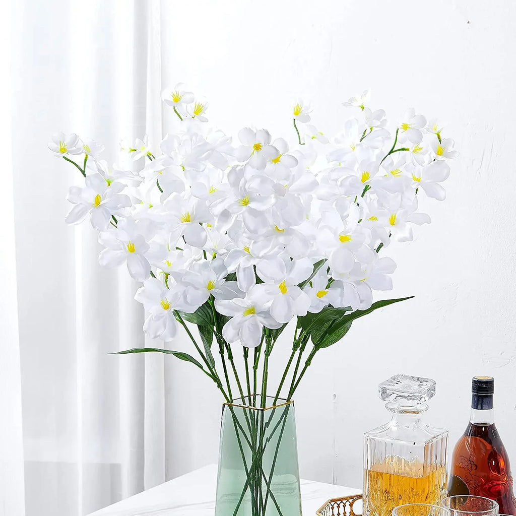 10PCS Artificial Orchid Stems Bulk – Butterfly Orchid Long Stem Faux Flowers