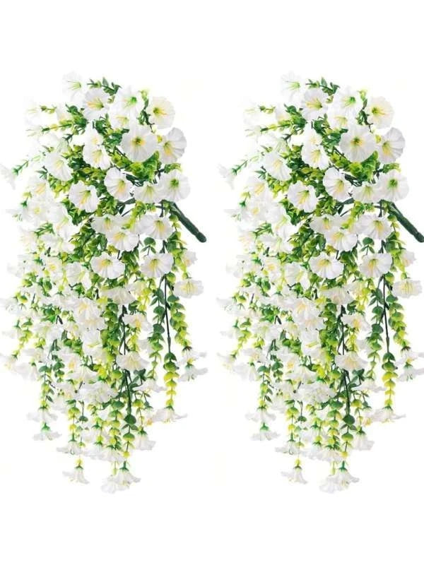 Artificial Morning Glory Flower Vine – Silk Hanging Floral Garland