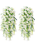 Artificial Morning Glory Flower Vine – Silk Hanging Floral Garland