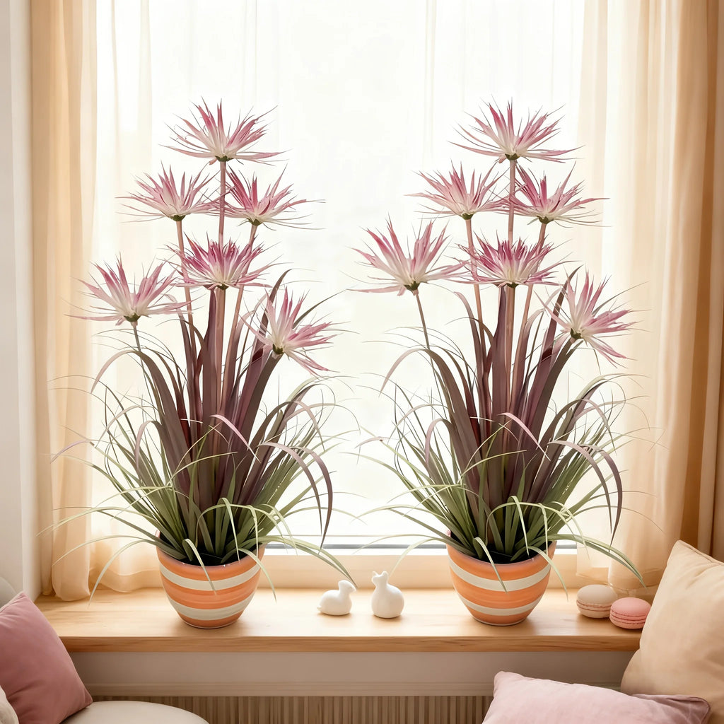 2pcs Purple Tropical Bird of Paradise Artificial Plant – Indoor & Outdoor