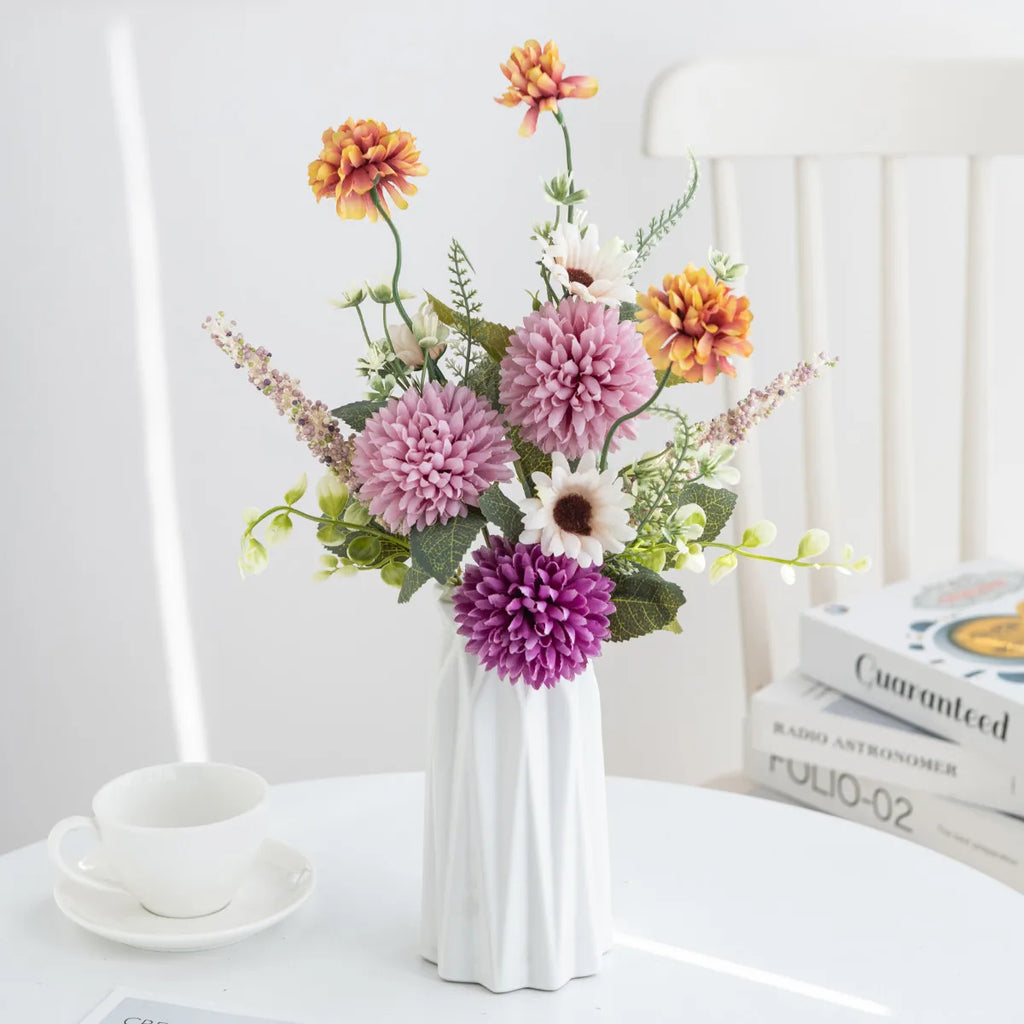 Artificial Chrysanthemum Bubble Bouquet