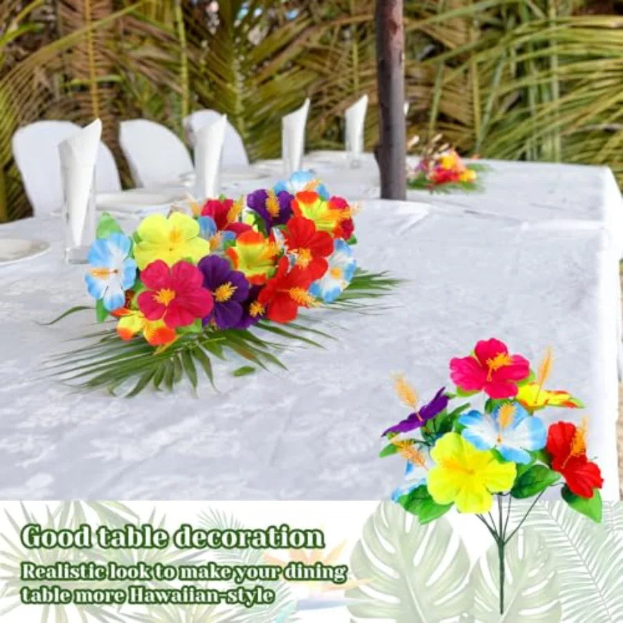 Artificial Hawaiian Hibiscus Bouquet – Tropical Party