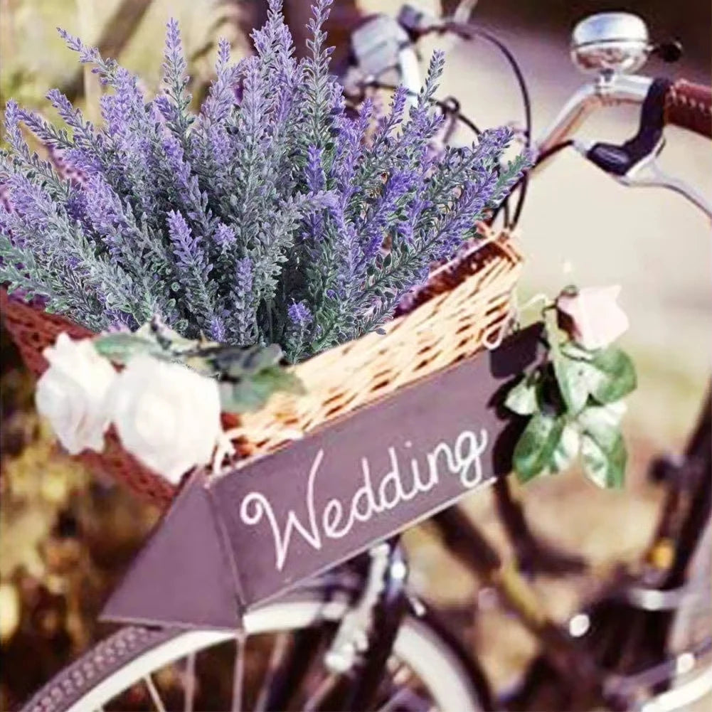 Artificial Lavender Bunch Bulk – Realistic Faux Lavender Stems