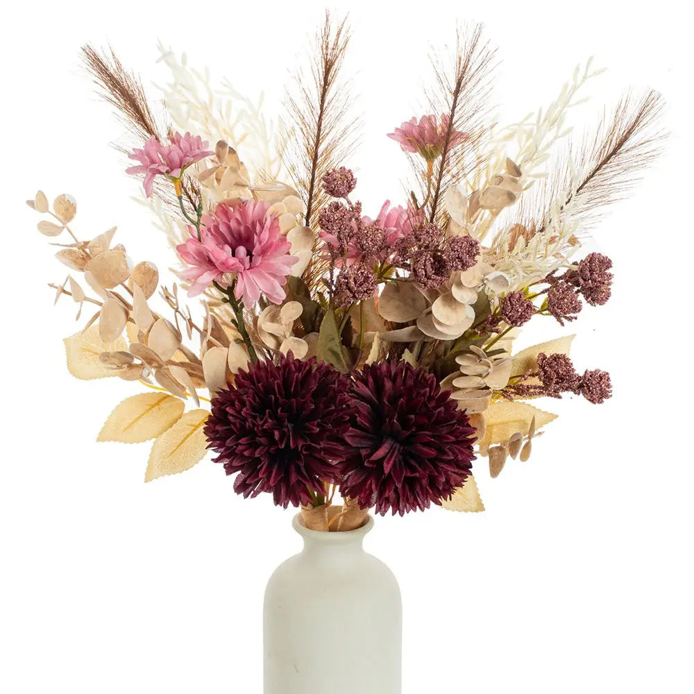 Artificial Chrysanthemum Reed Bouquet