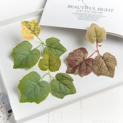 Artificial Grape Leaf Greenery – Silk Fake Leaves