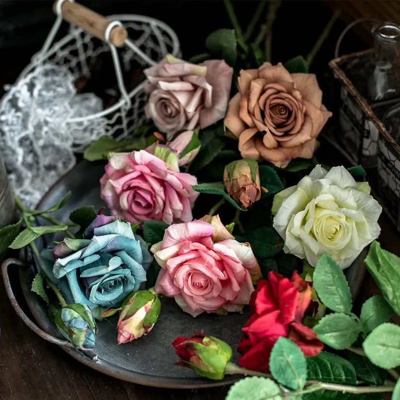 Real Touch Artificial Rose Stem