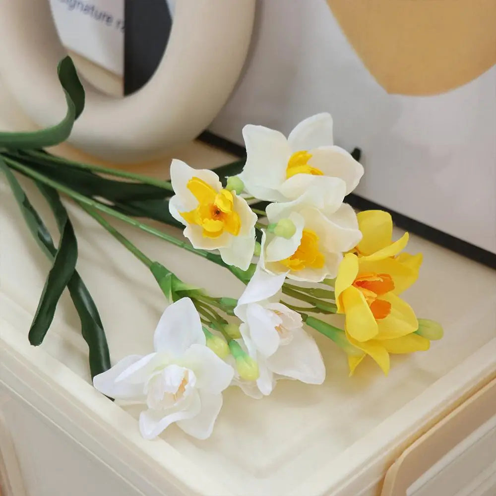 Real Touch Artificial Daffodil Bouquet – Silk Narcissus
